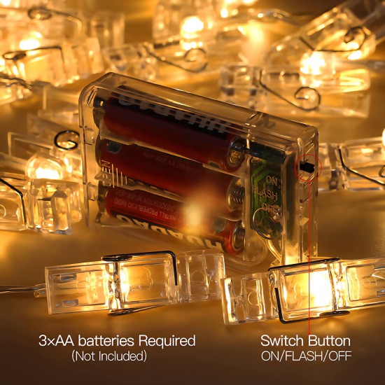 اضاءة تعليق على الصور مشبك