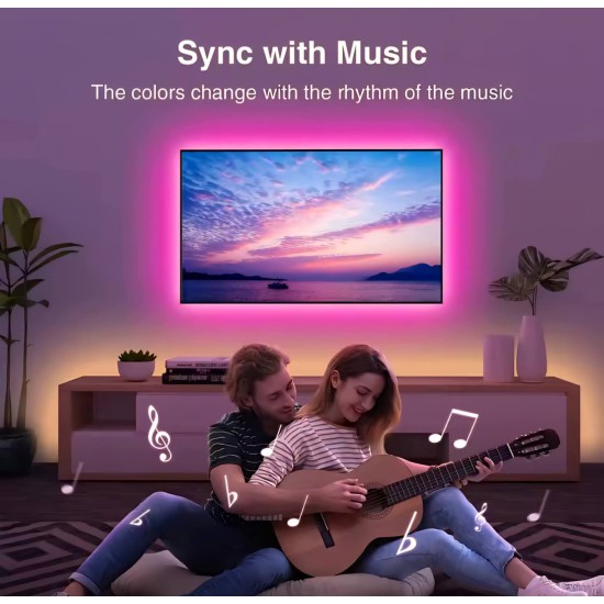 زينة غماز 5 متر تحكم عبر الجوال منفذ USP