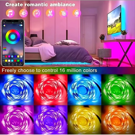 زينة غماز 5 متر تحكم عبر الجوال منفذ USP