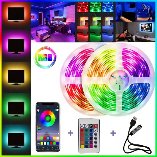 زينة غماز 5 متر تحكم عبر الجوال منفذ USP