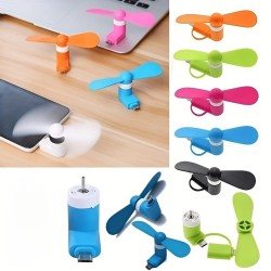 مروحة جوال صغيرة محمولة بمنفذين مروحة جوال صغيرة محمولة بمنفذين