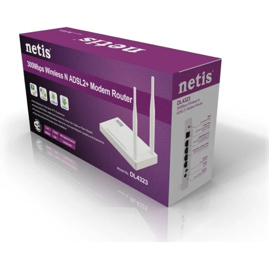 مودم روتر netis ٤ منافذ مودم روتر netis ٤ منافذ