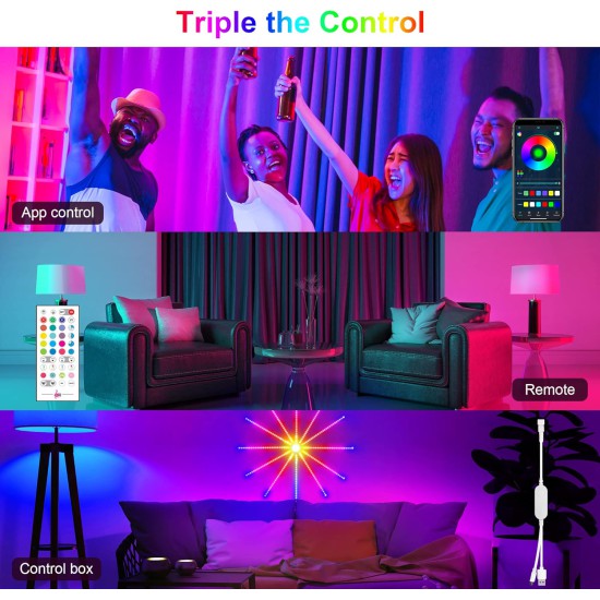 شريط الإضاءة الذكي بلوتوث 