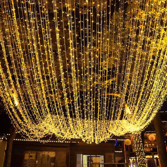 غماز زينة شمسي 50 متر بعدة اوضاع للأضاءة