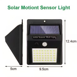 كشاف باب خارجي مع لوح شمسي 