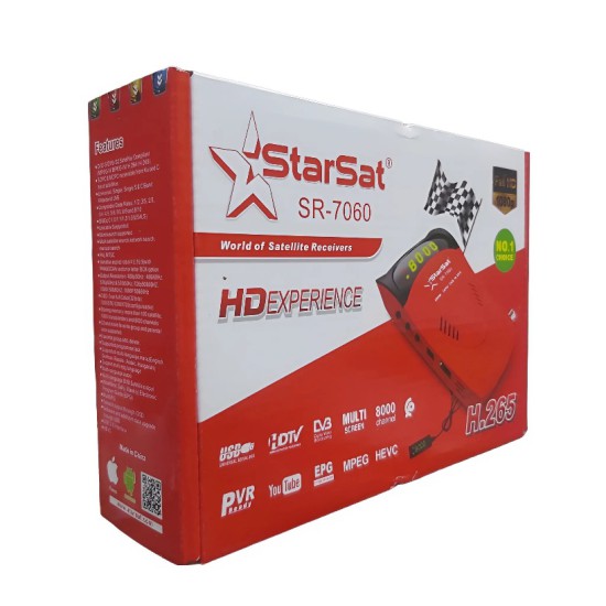 رسيفر ستار سات SR-7060 مع دنقل واي فاي