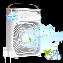 مروحة تبريد وفواحة 3 في 1 تبريد ترطيب وتعطير!