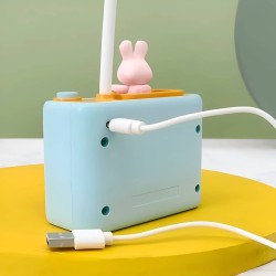 مروحة مكتب شحن شكل كاميرا وبراية ومساحة