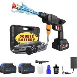 مسدس غسيل السيارات المحمول 10 متر ببطاريتين