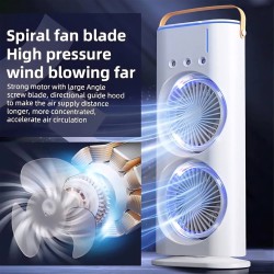 جهاز التبريد والرذاذ المزدوج مكيف 4 في 1 