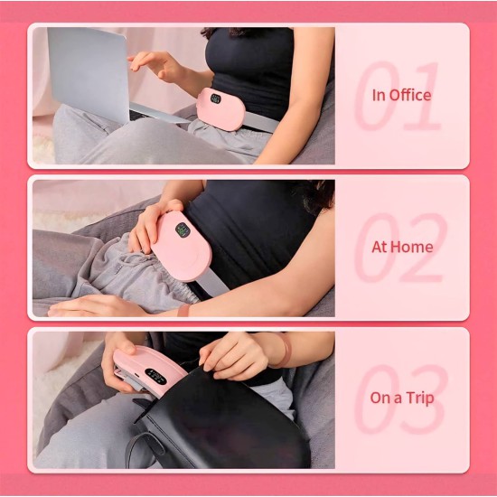 حزام حراري وهزاز لتخيف الآم الدورة الشهرية 