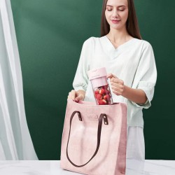 عصارة وخلاط شحن مع مصاصة ب ٦ شفرات قوية