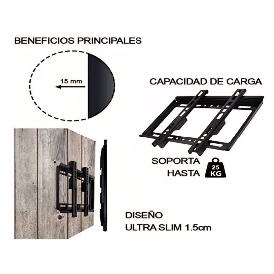 حامل شاشة ثابت 14-42 بوصة