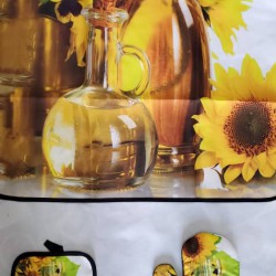 طقم كف يد حراري مع المريلة والموطفة طقم كف يد حراري مع المريلة والموطفة