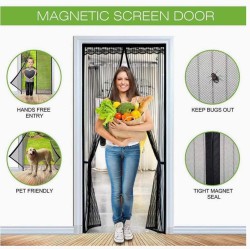 ستائر ابواب ونوافذ شبك شفاف مغناطيس  ستائر ابواب ونوافذ شبك شفاف مغناطيس