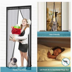 ستائر ابواب ونوافذ شبك شفاف مغناطيس  ستائر ابواب ونوافذ شبك شفاف مغناطيس