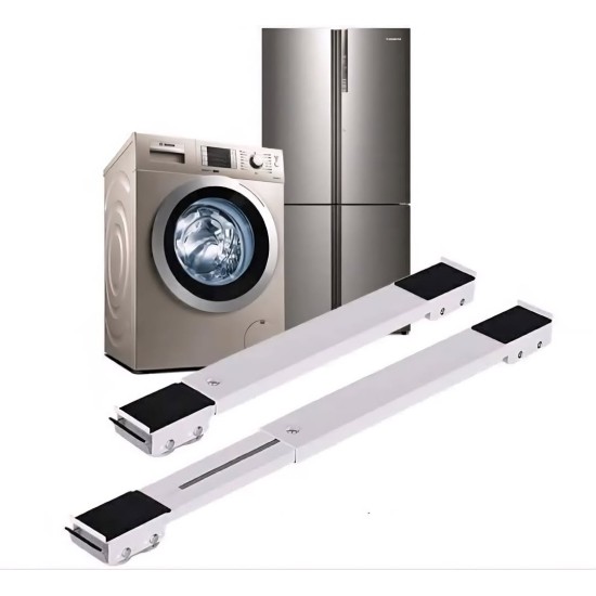 قاعدة غسالة وثلاجة قطعتين بعجل متحرك