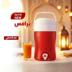 ترمس بلاستك مع الحنفي مقاسين 