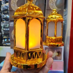 فانوس رمضاني انارة بلونين ابيض و شمسي بطارية قلم