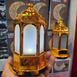 فانوس رمضاني انارة بلونين ابيض و شمسي بطارية قلم