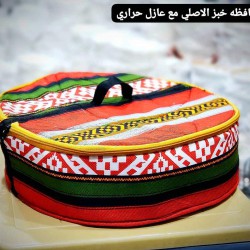 حافظة خبز قماش مبطن حافظة خبز قماش مبطن