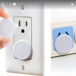 غطاء مقبس الكهرباء لحماية الاطفال ٦ قطع غطاء مقبس الكهرباء لحماية الاطفال ٦ قطع