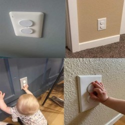 غطاء مقبس الكهرباء لحماية الاطفال ٦ قطع غطاء مقبس الكهرباء لحماية الاطفال ٦ قطع