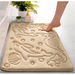 دعاسات غرف وحمام قماش شكل سمك مقاس 50*80