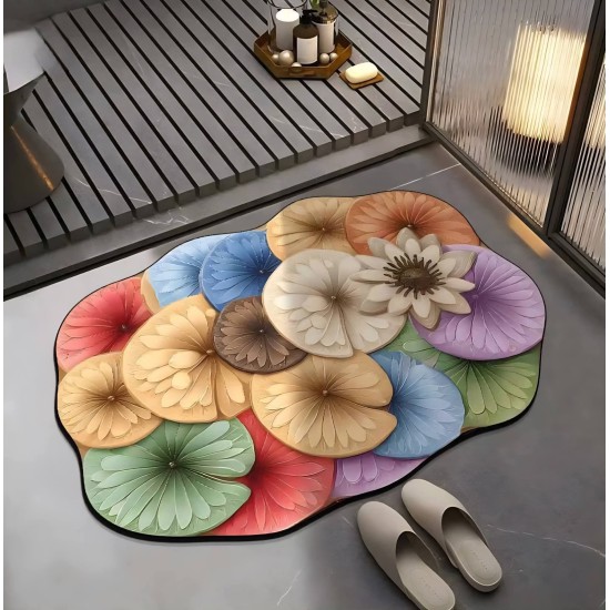 دعاسات 3D سريعة التنشيف شكل فراشات وورد 