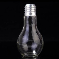 مج زجاج شكل لمبة مع مصاصة مج زجاج شكل لمبة مع مصاصة