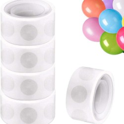لاصق نقاط شفاف وجهين للبالونات بديل الهيليوم