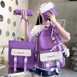 شنط مدرسية بناتية - 5 قطع شنط مدرسية بناتية - 5 قطع