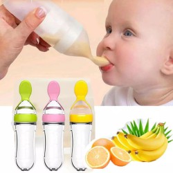 رضاعة مع ملعقة سيليكون للأطفال رضاعة مع ملعقة سيليكون للأطفال