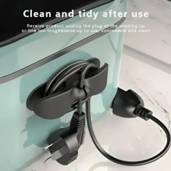 منظم اسلاك وكابلات مشبك لاصق 