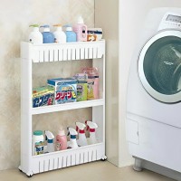 سلة رفوف للحمامات والمطابخ ٣ دور للأماكن الضيقة