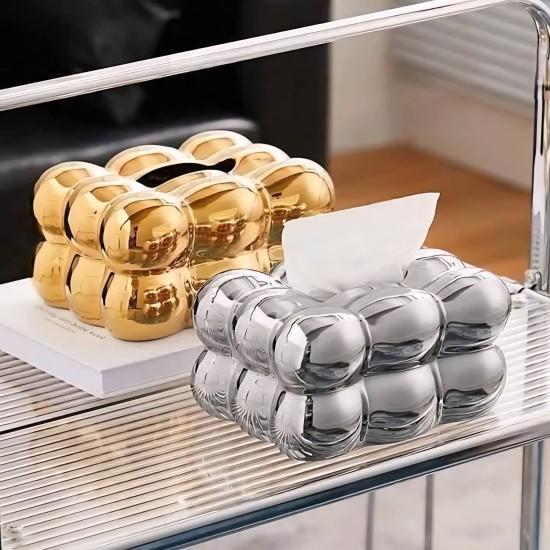 علبة فاين بابلز ذهبي وفضي 