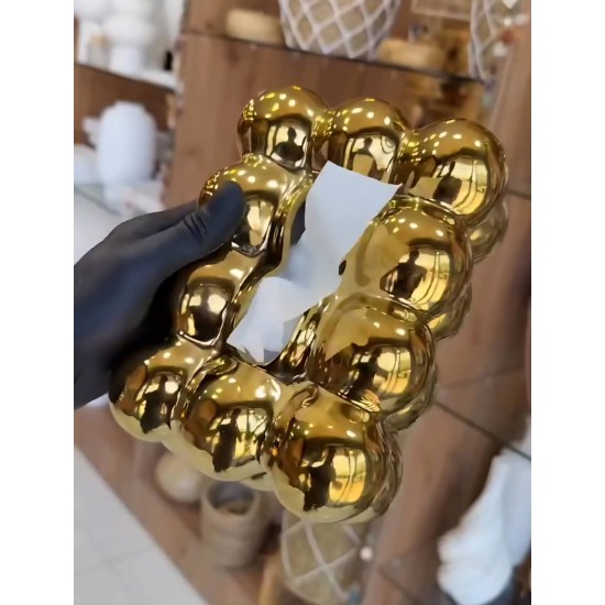 علبة فاين بابلز ذهبي وفضي 