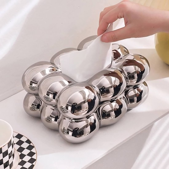 علبة فاين بابلز ذهبي وفضي 