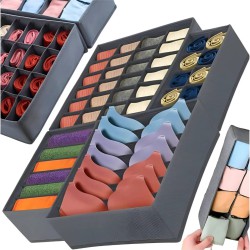 منظم ملابس قماش 4 قطع منظم ملابس قماش 4 قطع