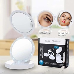 مرآة المكياج المضيئة .. بتصميم عملي مبتكر وجديد