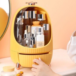 صندوق تنظيم وتخزين مستحضرات التجميل مع مصباح ليد الحجم الصغير صندوق تنظيم وتخزين مستحضرات التجميل مع مصباح ليد الحجم الصغير