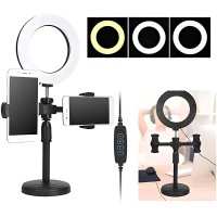 حامل جوال اضاءة سيلفي لتسجيل الفيديو والبث المباشر