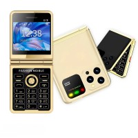 جوال منزلي قلاب بشريحتين سي دي ام وجي اس ام بكميرا وذاكرة وراديو وفلاش