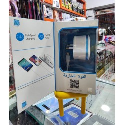 شاحن جوال القوة الخارقة بمنفذين شاحن جوال القوة الخارقة بمنفذين