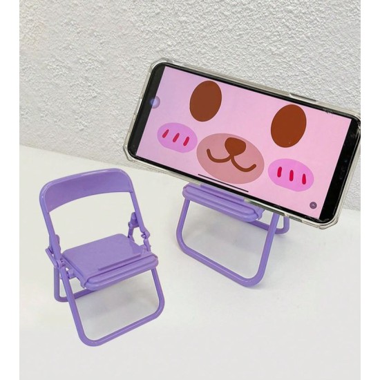 حامل جوال انيق شكل كرسي 