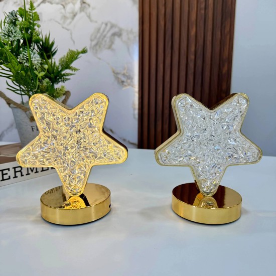 ابجورة كريستال شكل نجمة