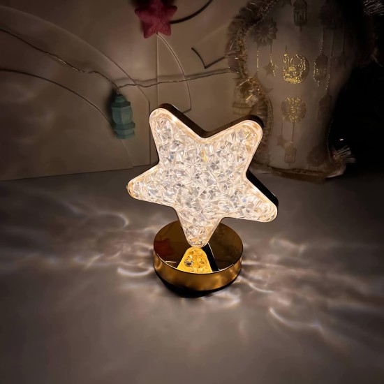 ابجورة كريستال شكل نجمة