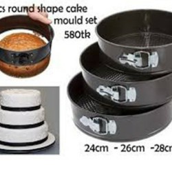 طقم صواني كيك مقفل 3حبات مدور طقم صواني كيك مقفل 3حبات مدور