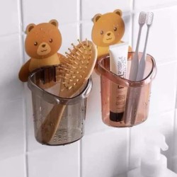 حامل ملاعق وفرش لاصق شكل دبدوب 