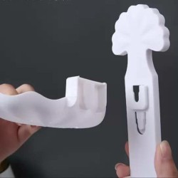 حامل صابون دورين شكل صدفة لاصق  حامل صابون دورين شكل صدفة لاصق